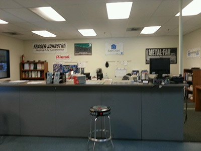 At work